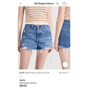 Levi’s 501 Original Jean Shorts